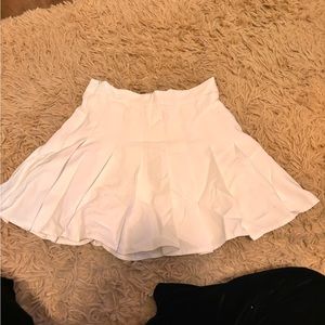 White skirt